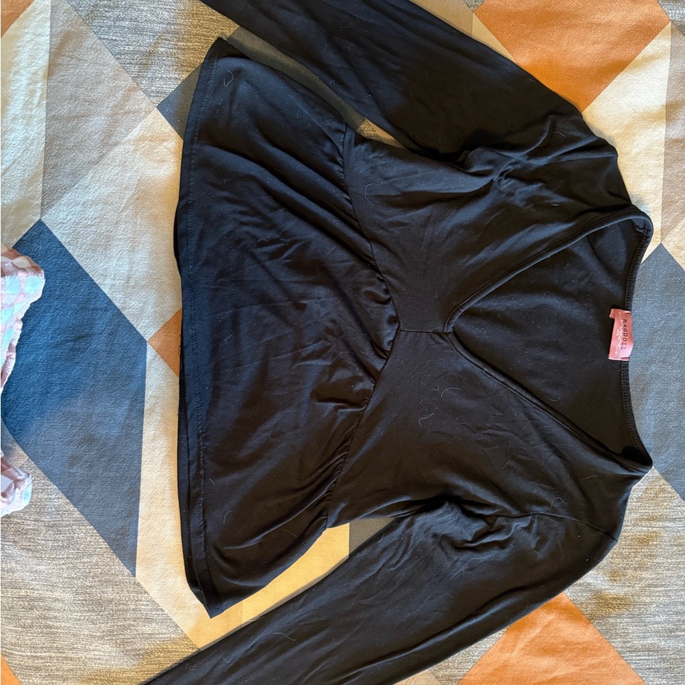 Black Long Sleeve Top
